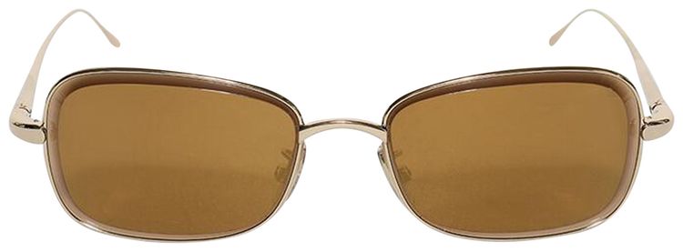 Loewe Anagram Sunglasses GoldBrown Mirror