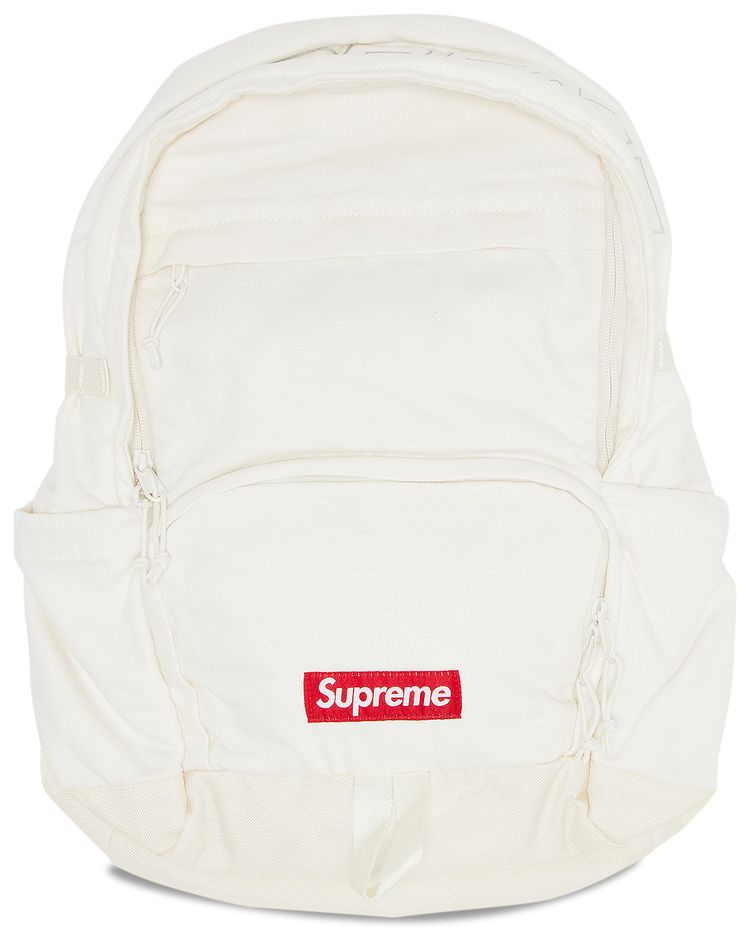 Supreme Denim Backpack White
