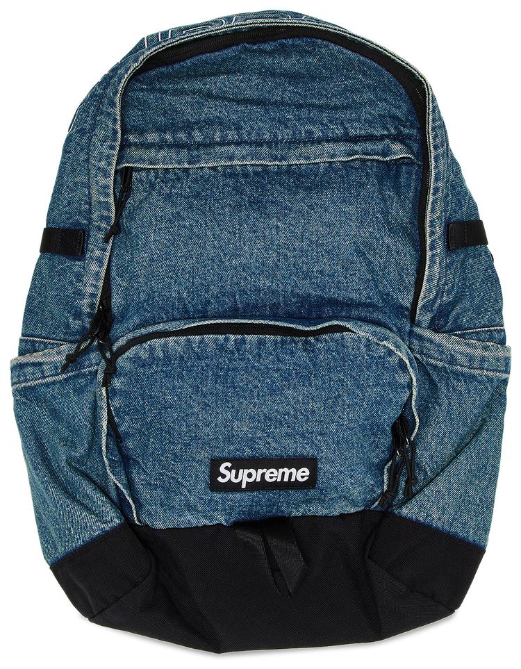 Supreme Denim Backpack Washed Indigo