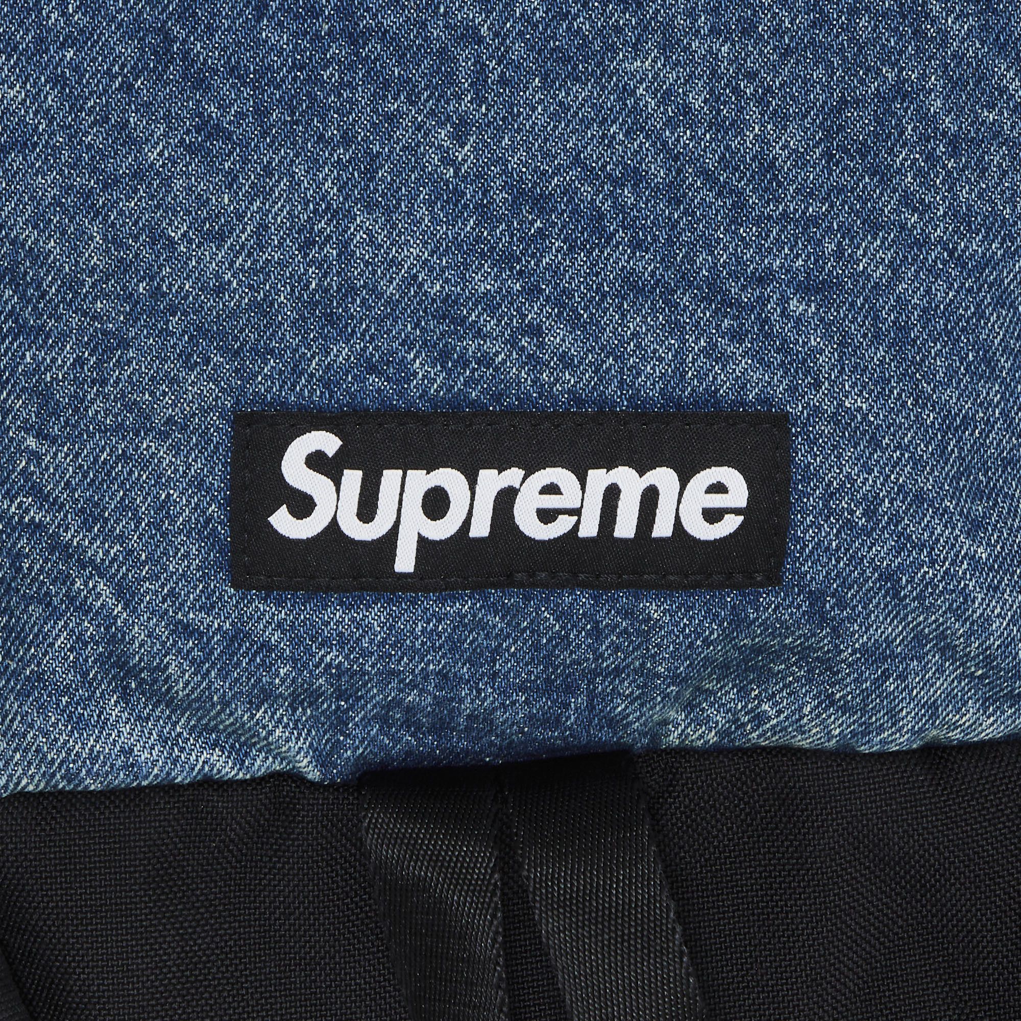 Buy Supreme Denim Backpack 'Washed Indigo' - FW25B1 WASHED