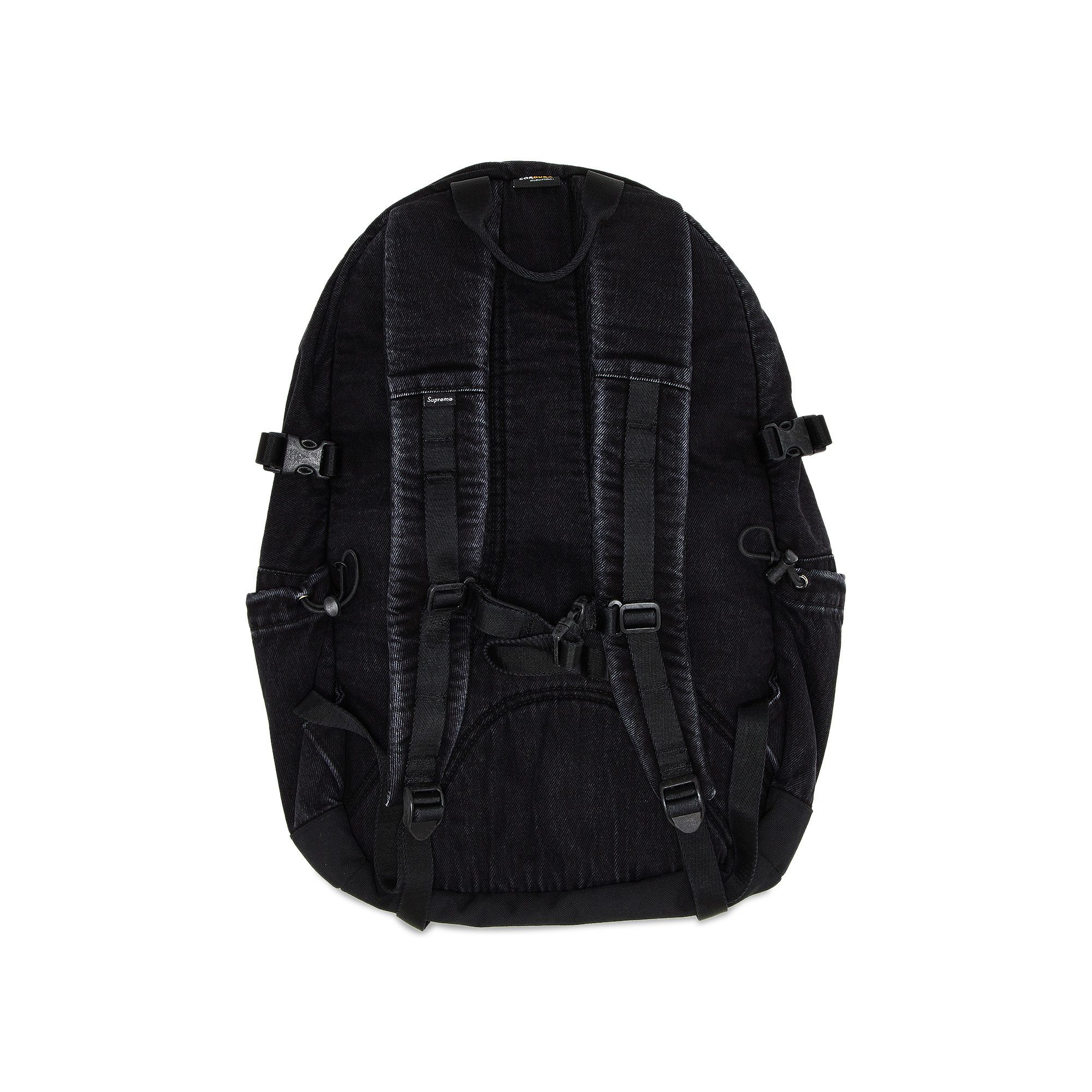 Buy Supreme Denim Backpack 'Black' - FW25B1 BLACK | GOAT