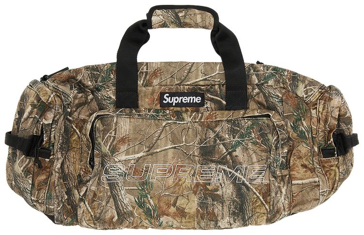 Supreme Denim Duffle Bag Realtree AP Camo