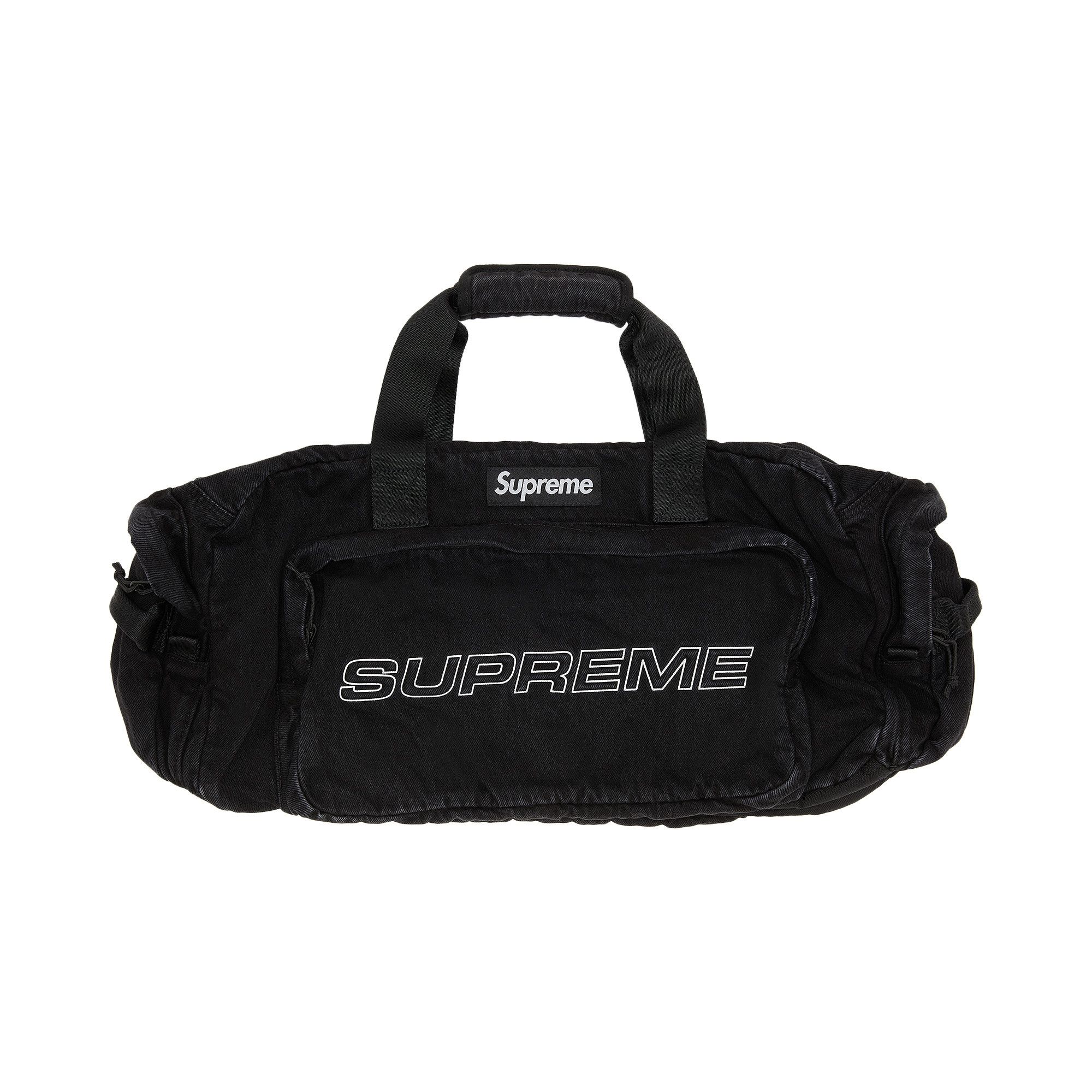 Buy Supreme Denim Duffle Bag 'Black' - FW25B2 BLACK | GOAT CA