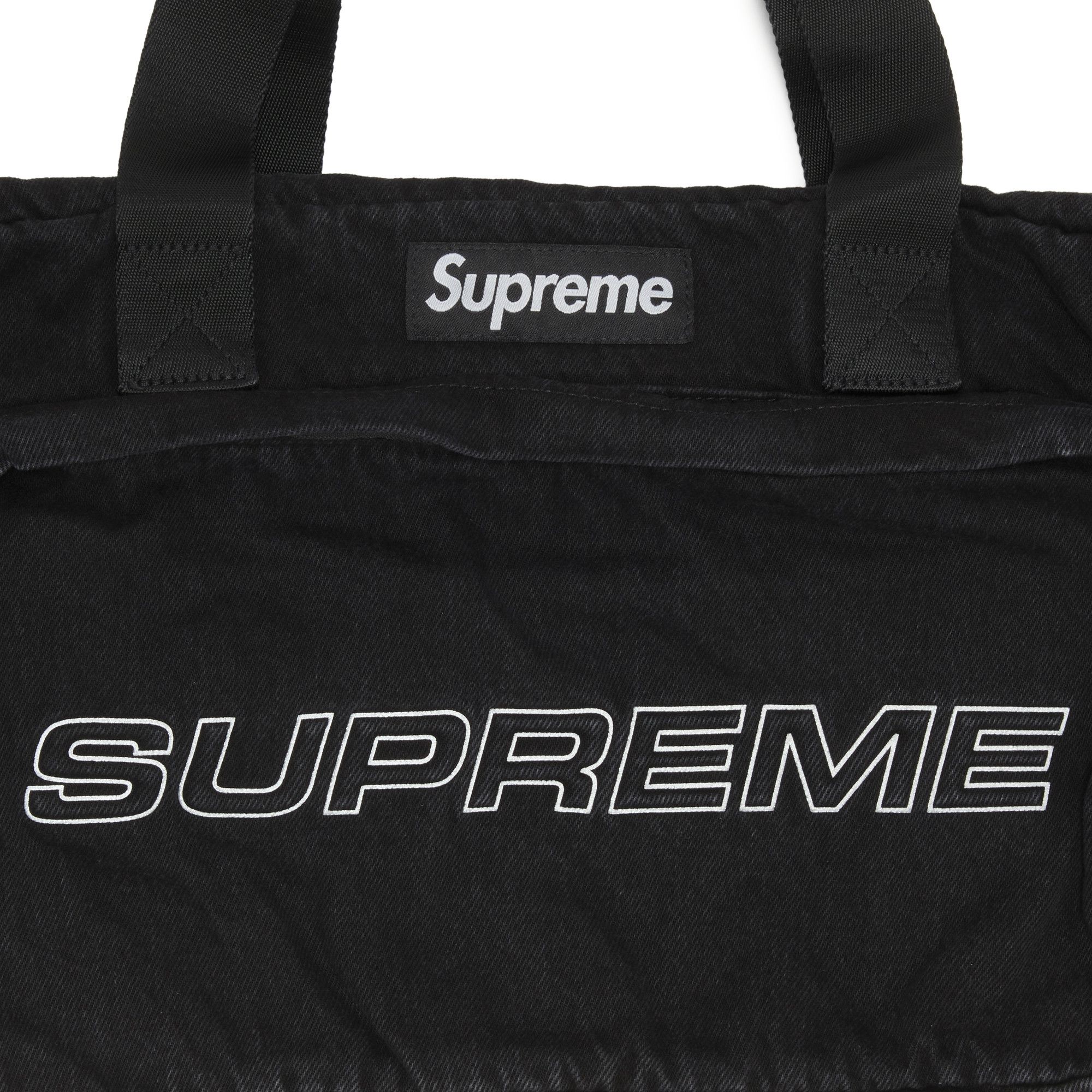 Buy Supreme Denim Duffle Bag 'Black' - FW25B2 BLACK | GOAT CA