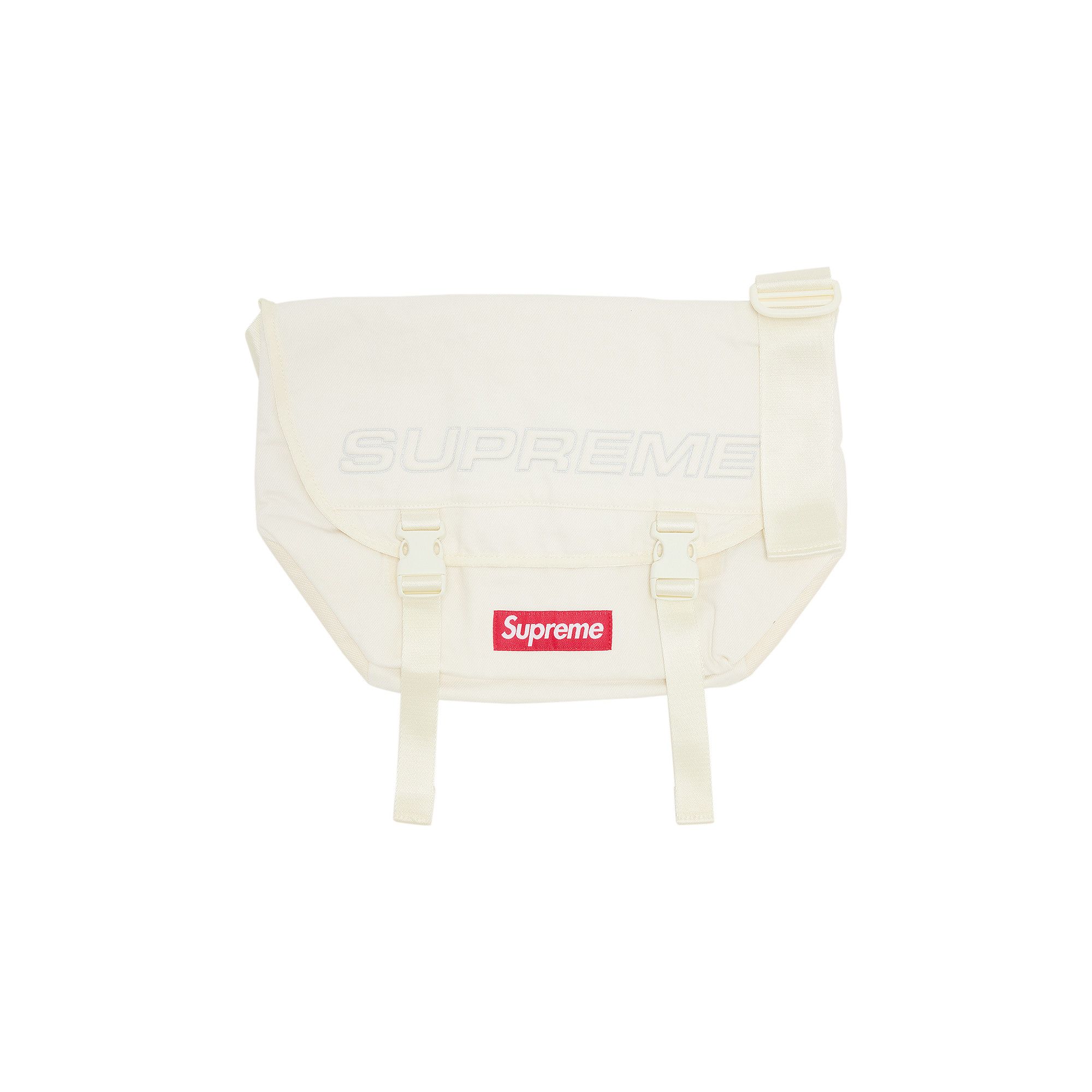 Buy Supreme Denim Messenger Bag 'White' - FW25B14 WHITE | GOAT