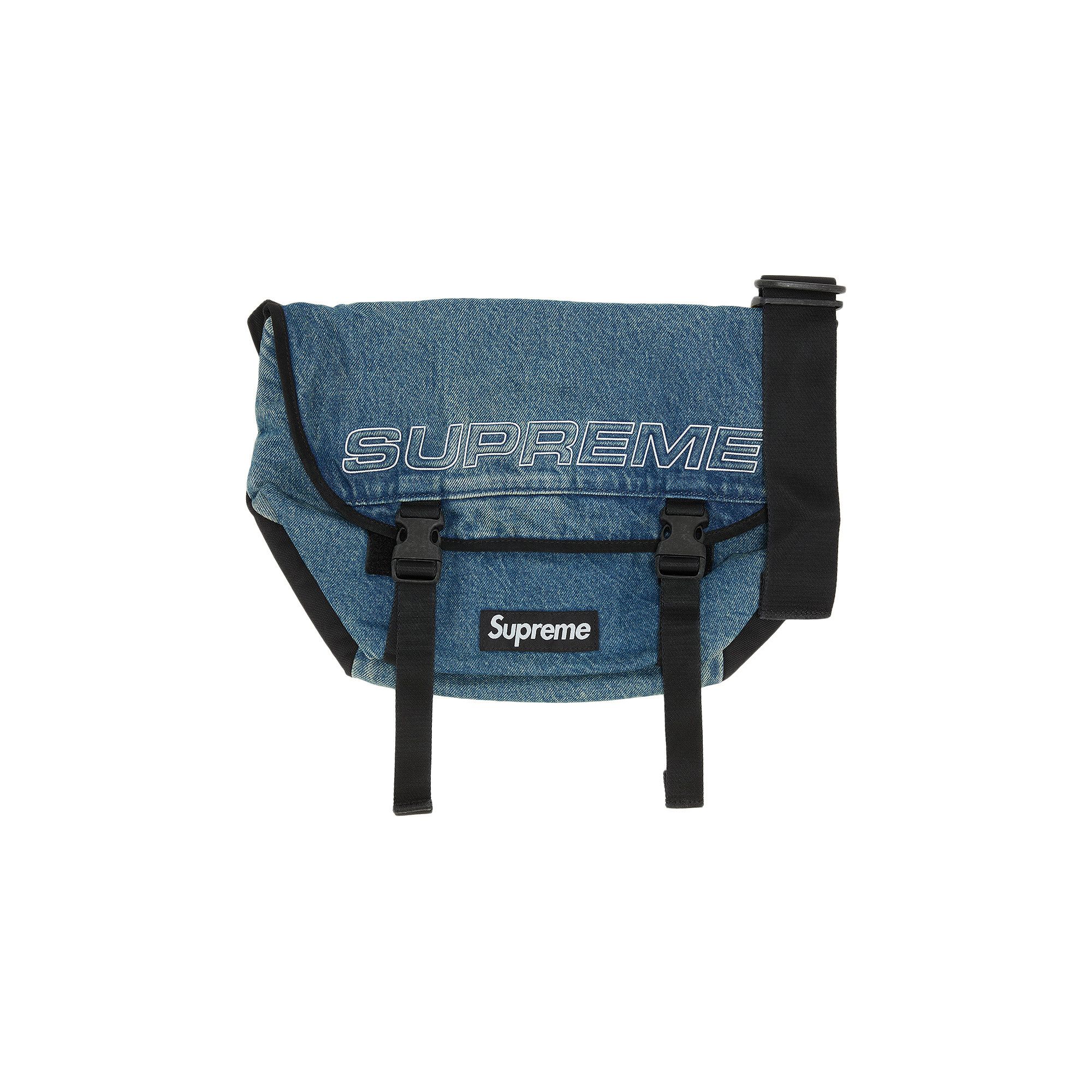 Buy Supreme Denim Messenger Bag 'Washed Indigo' - FW25B14