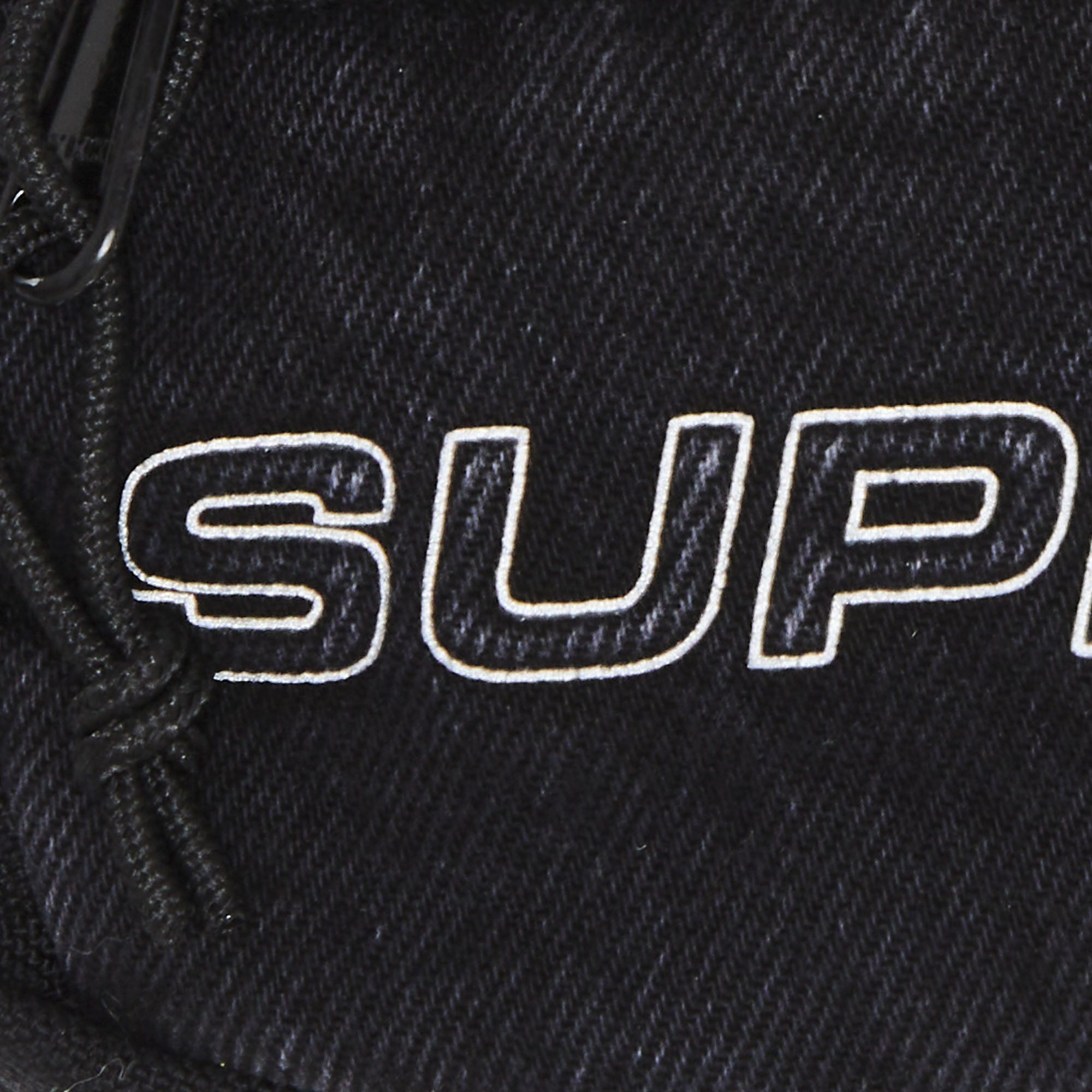 Buy Supreme Denim Mini Shoulder Bag 'Black' - FW25B6 BLACK | GOAT
