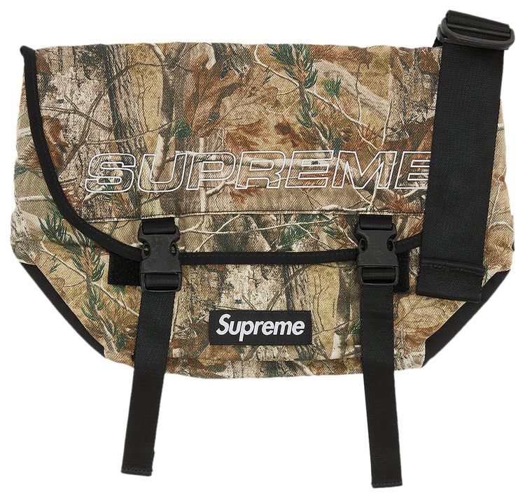Supreme Denim Messenger Bag Realtree AP Camo