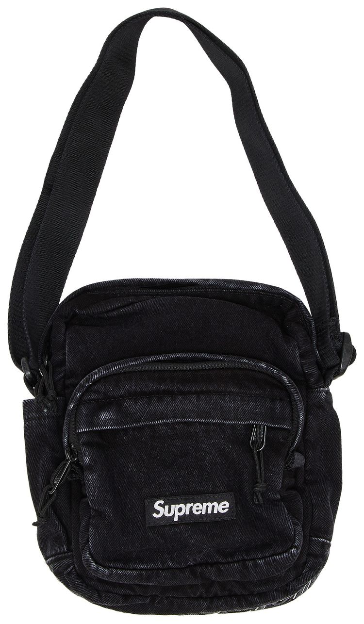 Supreme Denim Shoulder Bag Black