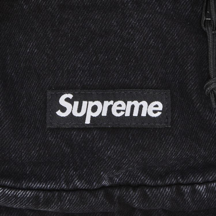 Supreme Denim Shoulder Bag Black