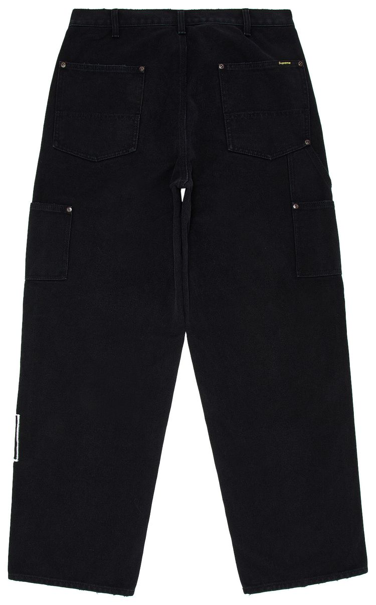 Supreme Reflective Double Knee Pant Black