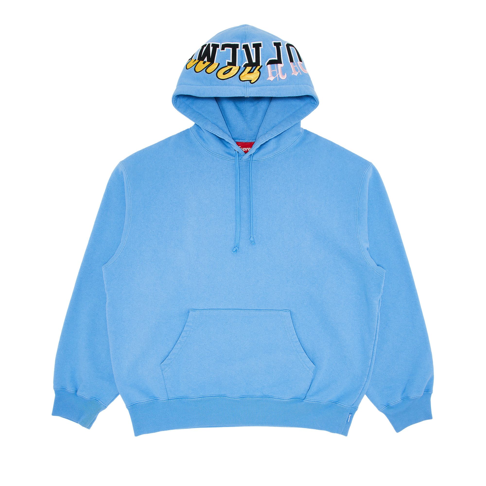 Buy Supreme Multi Logos Hooded Sweatshirt 'Light Blue' - FW25SW31