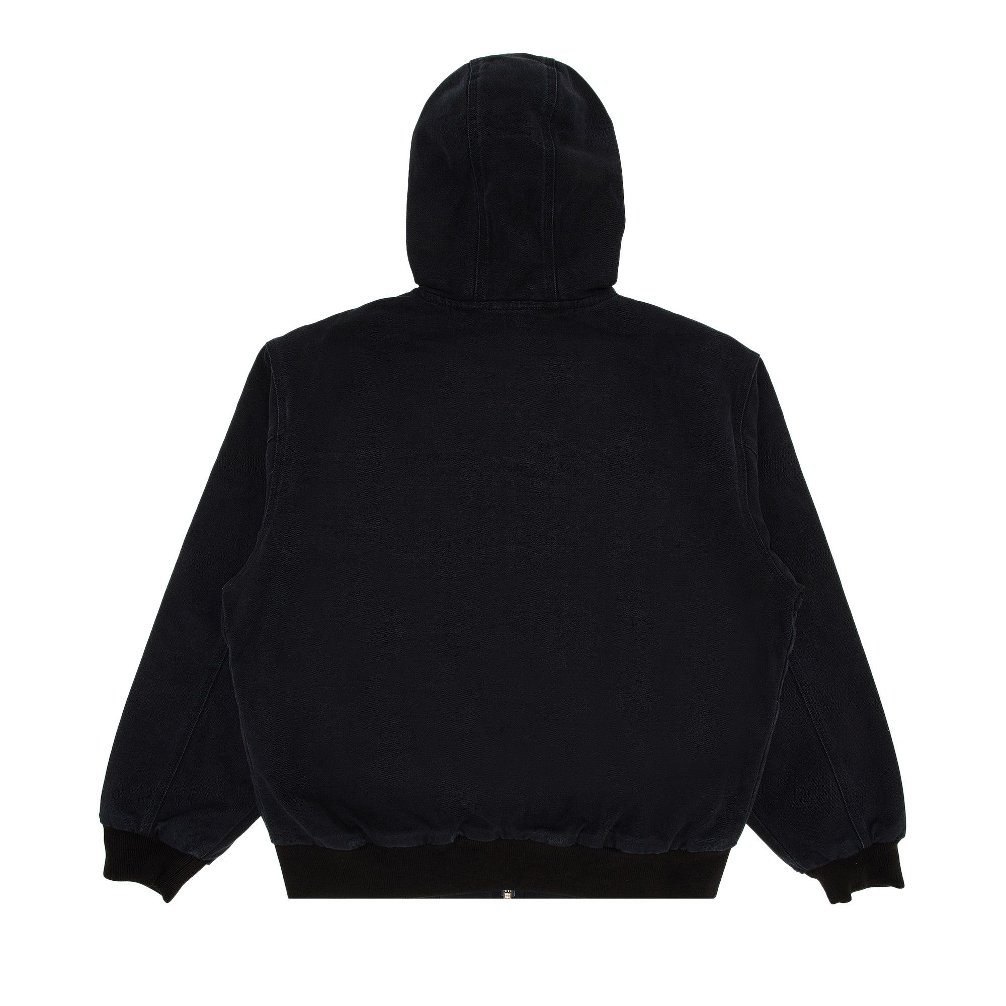 Buy Supreme Reflective Arc Hooded Work Jacket 'Black' - FW25J65