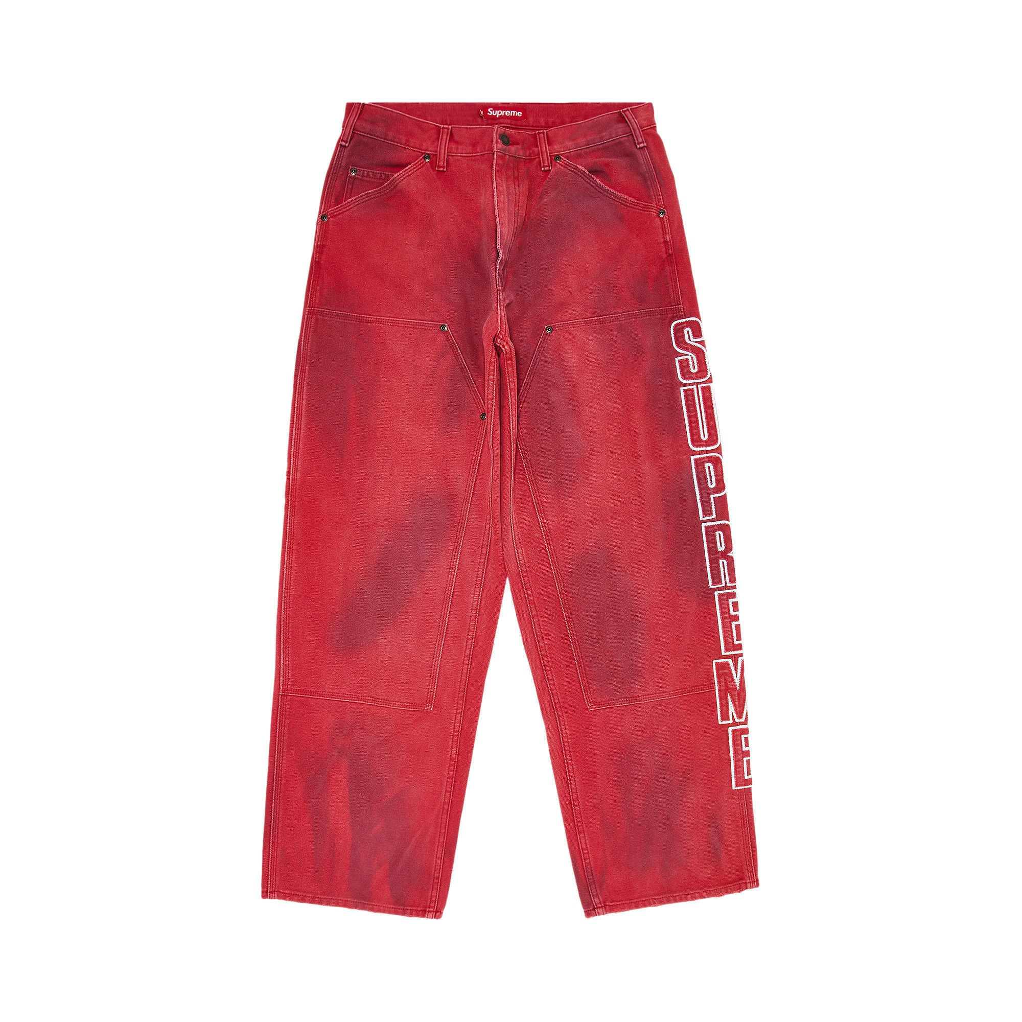 Buy Supreme Reflective Double Knee Pant 'Red' - FW25P79 RED | GOAT