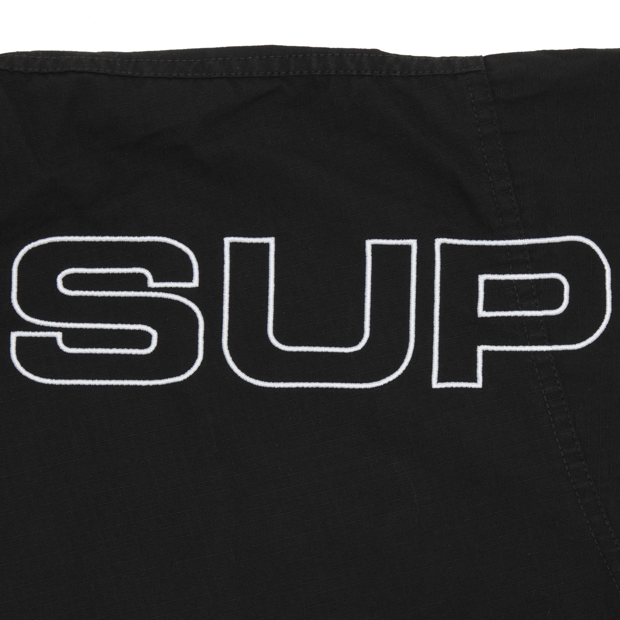 Buy Supreme Spellout Embroidered Ripstop Track Jacket 'Black