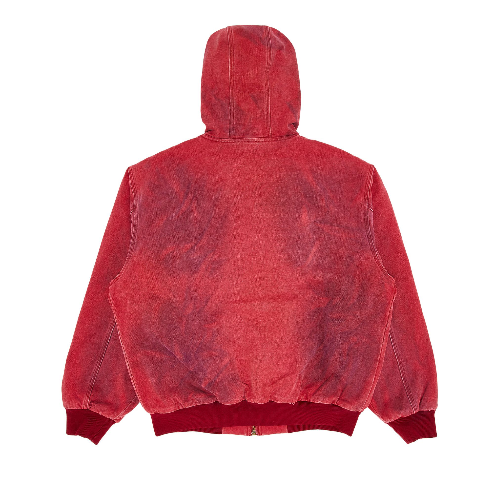 Buy Supreme Reflective Arc Hooded Work Jacket 'Red