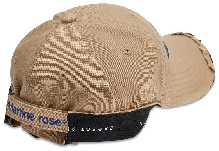 Martine Rose Roll Back Cap Beige