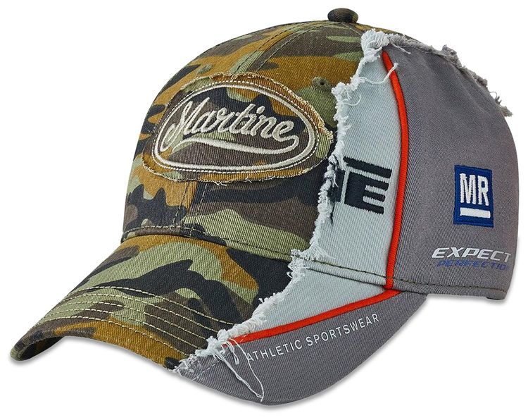 Martine Rose Collage Cap Green