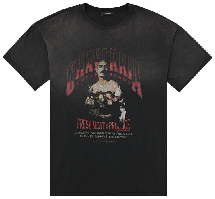 Willy Chavarria San Chachi Produce Easy Tee Black