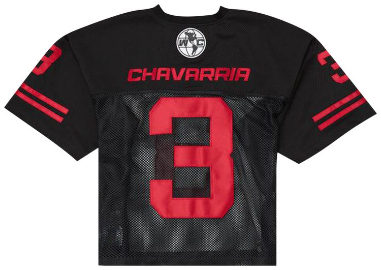 Willy Chavarria Willy Football Jersey Black