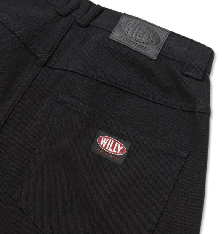 Willy Chavarria Bad Boy Jean Black Denim