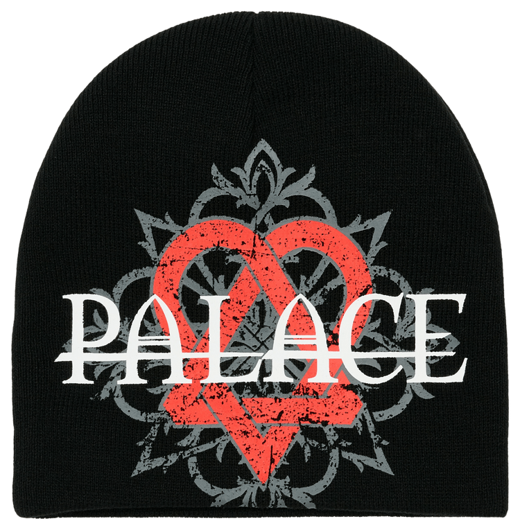 Palace TRI-GRAM nein cuff beanie 即完品 Palace HIM Tri-Gram Nein Cuff Beanie Navy Brand New In Hand | eBay