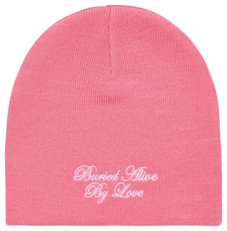 Palace Tri Gram Nein Cuff Beanie Pink
