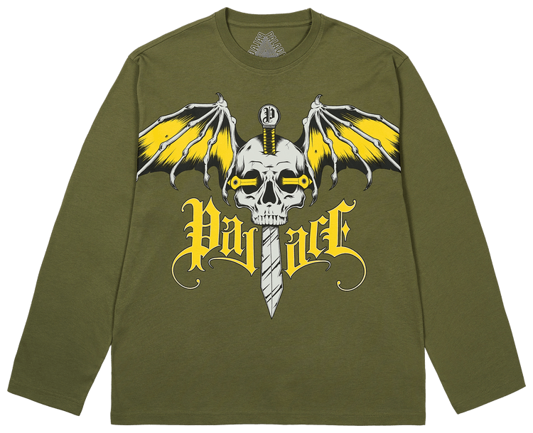 Palace Wingspan Long Sleeve Green