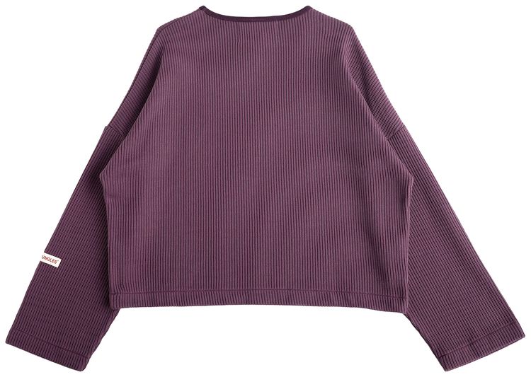 Jungles Boxy Knit Sweater Purple