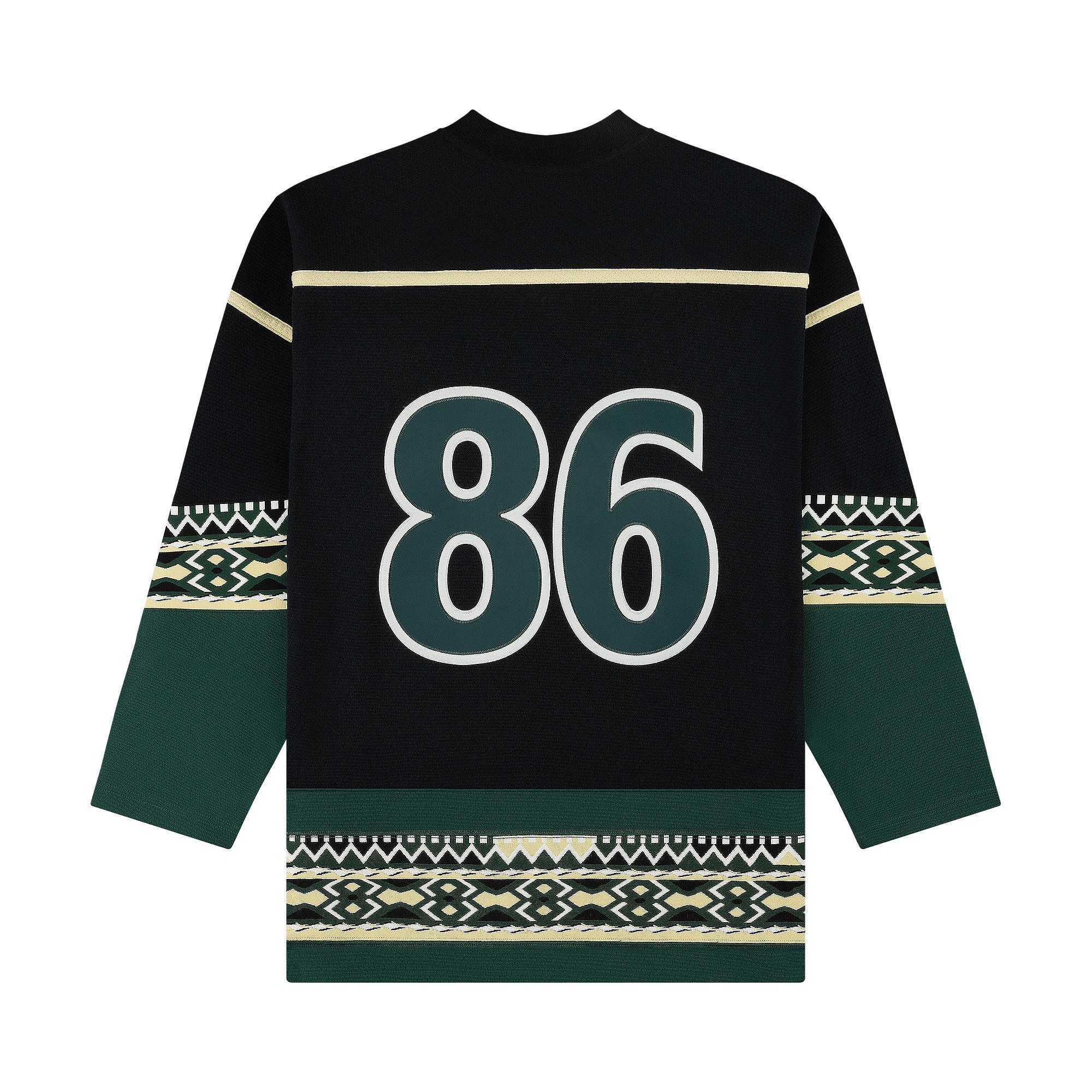 Buy Aimé Leon Dore x Mitchell & Ness Artisan Hockey Jersey 'Black