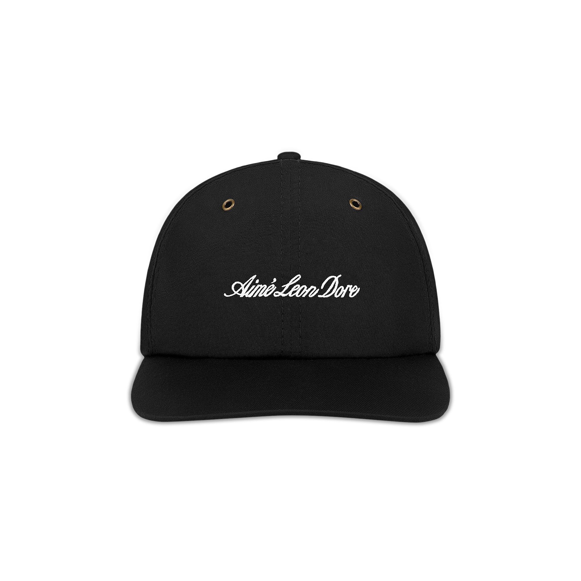 Buy Aimé Leon Dore Embroidered Script Sport Hat 'Jet Black