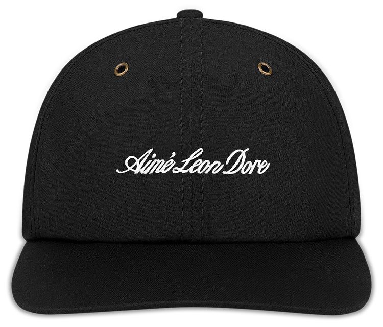 Aime Leon Dore Embroidered Script Sport Hat Jet Black