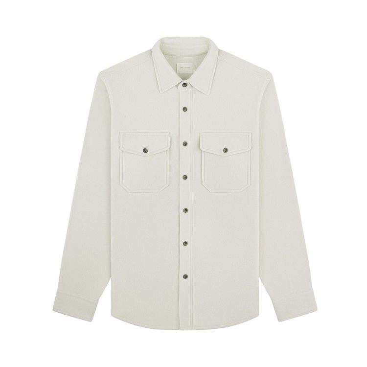 Aime Leon Dore Lightweight Fleece Shirt Silver Birch