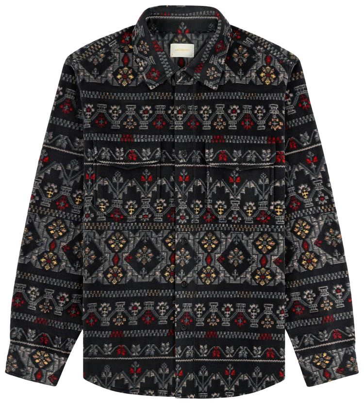 Aime Leon Dore Lightweight Printed Fleece Shirt Pattern
