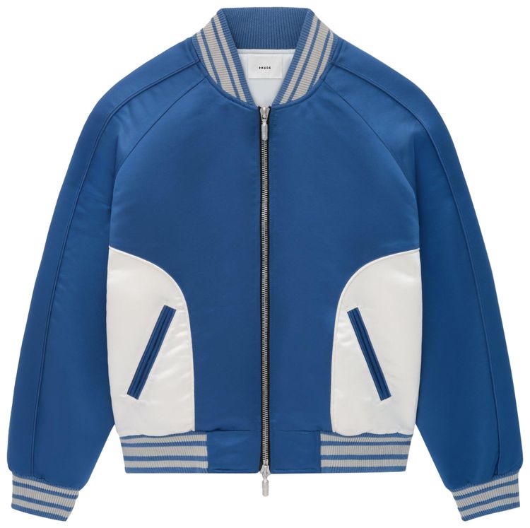 Rhude Chamonix Ski Souvenier Bomber White