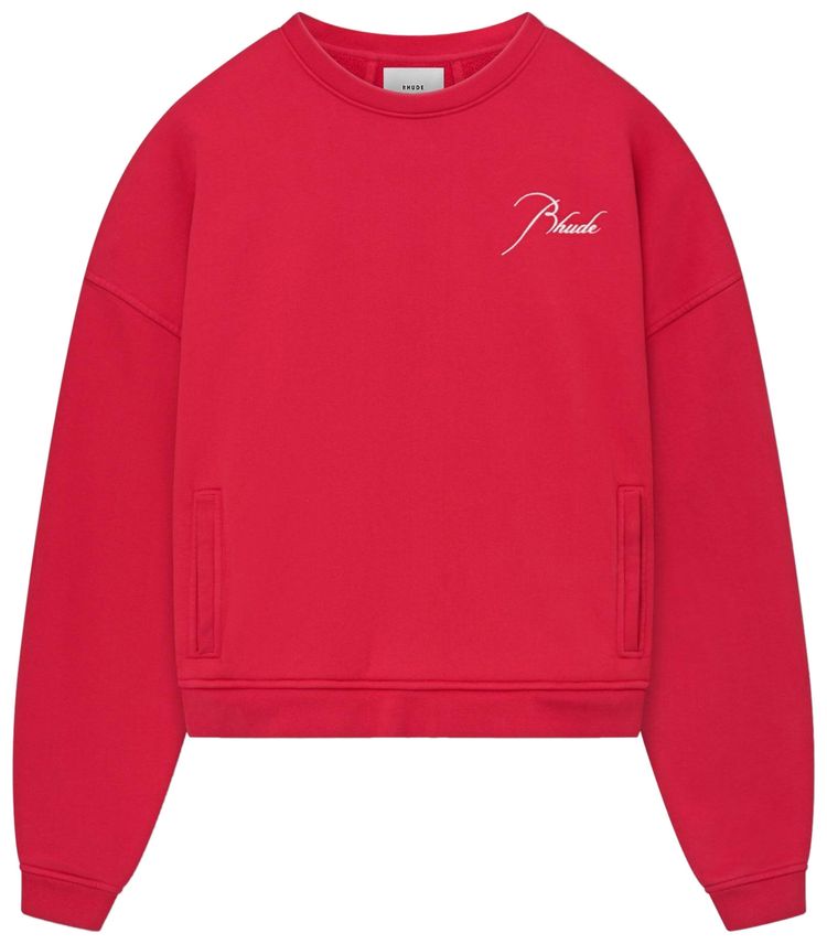 Rhude Crewneck Red