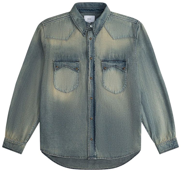 Rhude Western Denim Shirt Denim