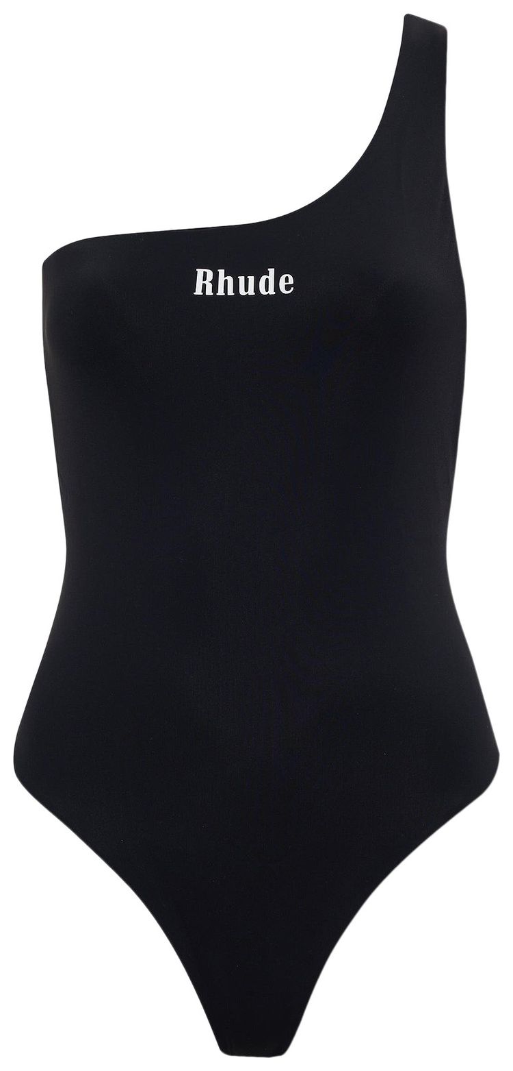 Rhude One Piece Swim Black