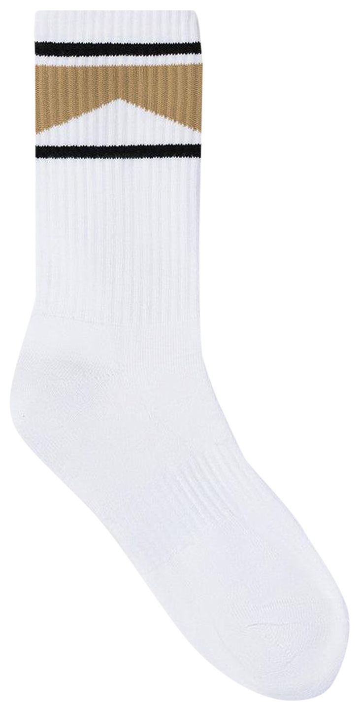 Rhude Chevron Socks White