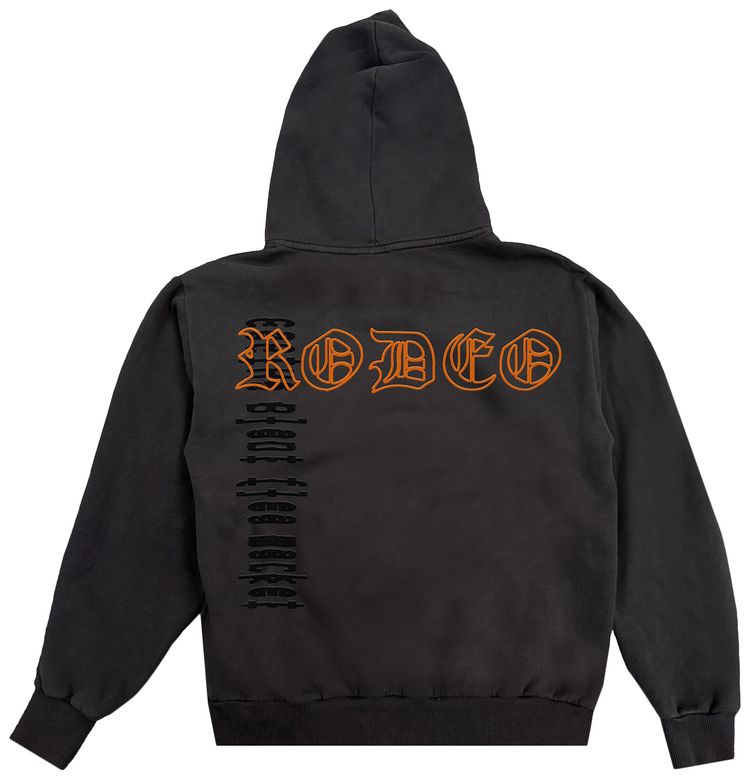 Cactus Jack by Travis Scott x CPFM Rodeo Track 8 Hoodie Black