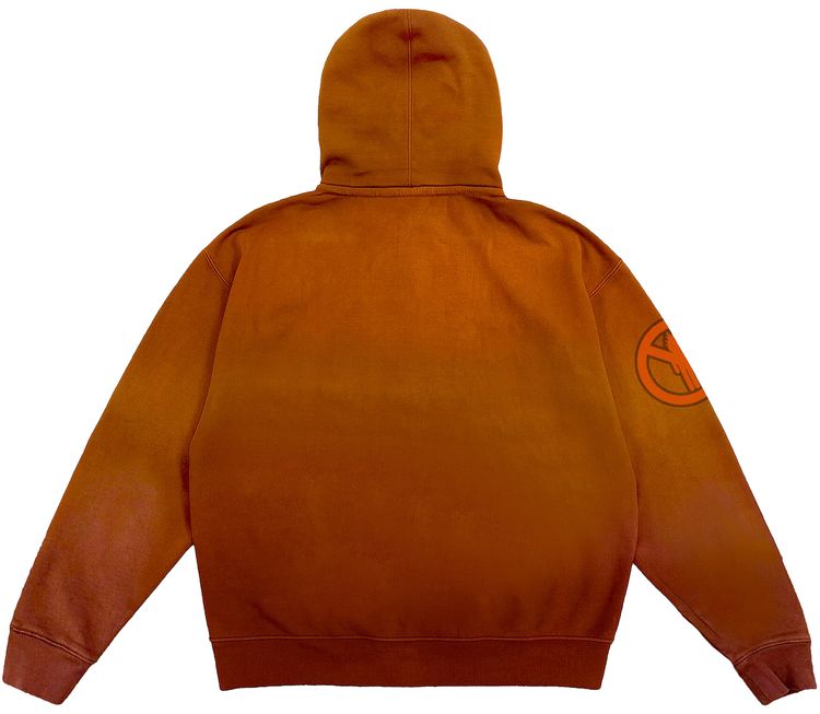 Cactus Jack by Travis Scott Rodeo 10 Years Zip Up Hoodie Tan