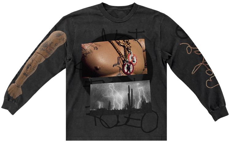 Cactus Jack by Travis Scott Rodeo 10 Years Desert Long Sleeve Black