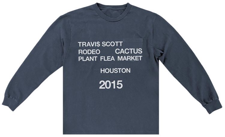 Cactus Jack by Travis Scott x CPFM Rodeo 2015 Long Sleeve Tee Black