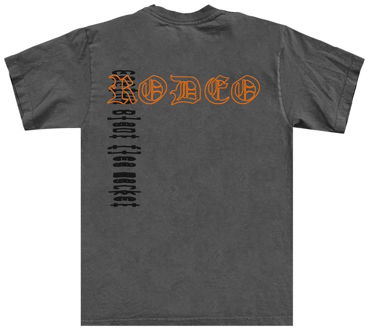 Cactus Jack by Travis Scott x CPFM Rodeo Track 8 Tee Black