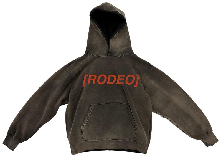 Cactus Jack by Travis Scott Rodeo 10 Years Logo Hoodie Black