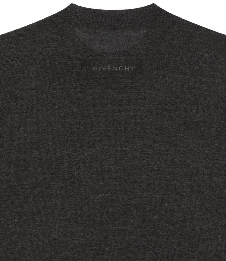 Givenchy Short Sleeve Sweater Charcoal