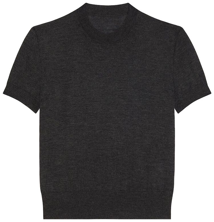Givenchy Short Sleeve Sweater Charcoal