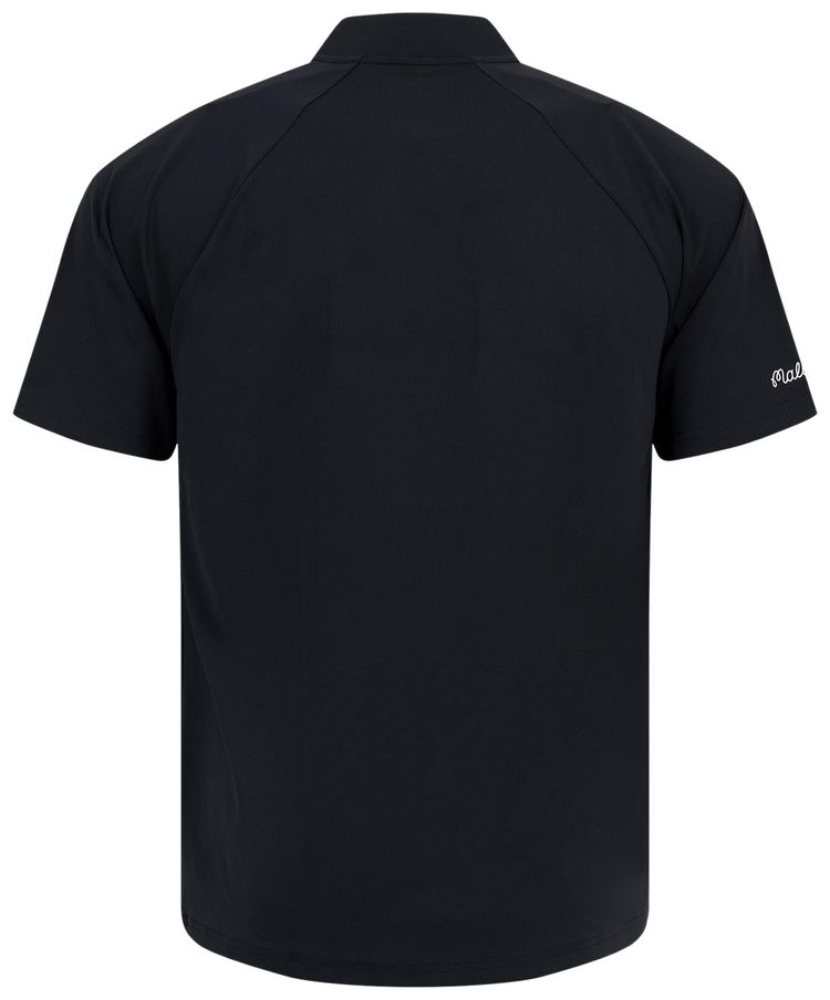 Malbon Performance Blade Collar Polo Shirt Black