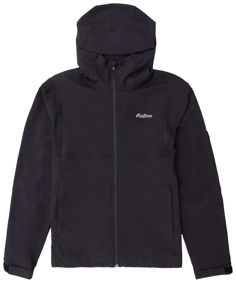 Malbon Performance Full Zip Shell Jacket Black