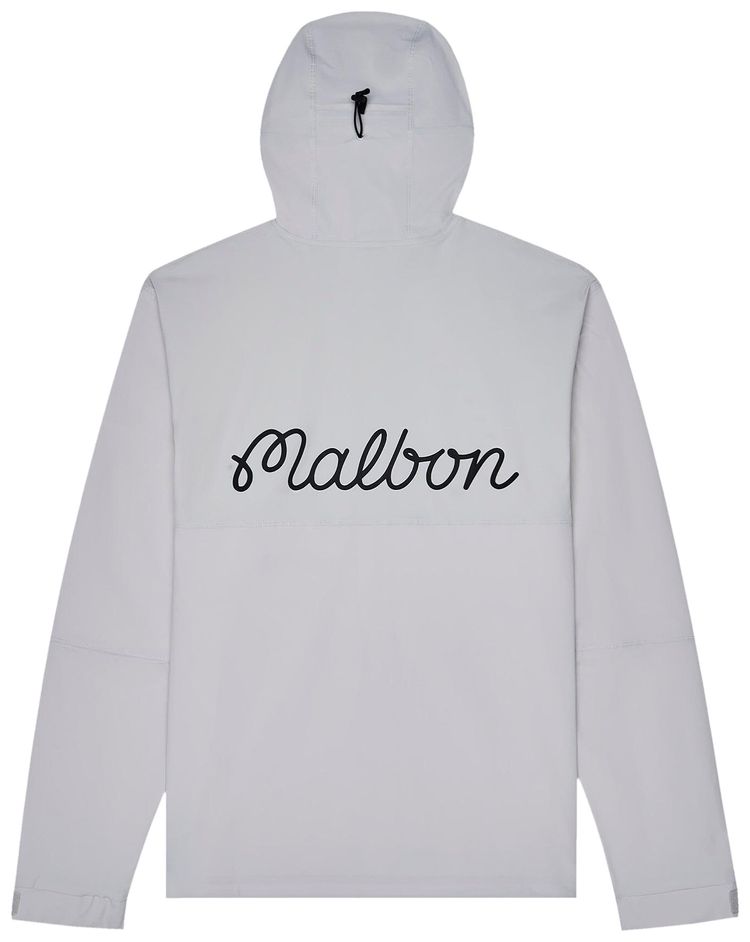 Malbon Performance Full Zip Shell Jacket Slate